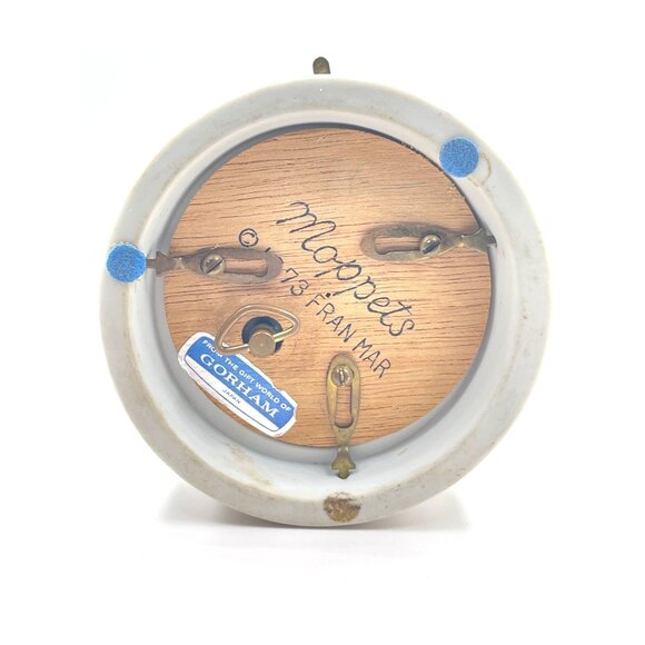 Vintage Gorham Moppets 1973 Fran Mar Music Box Figurine Boy Fishing - Picture 11 of 11